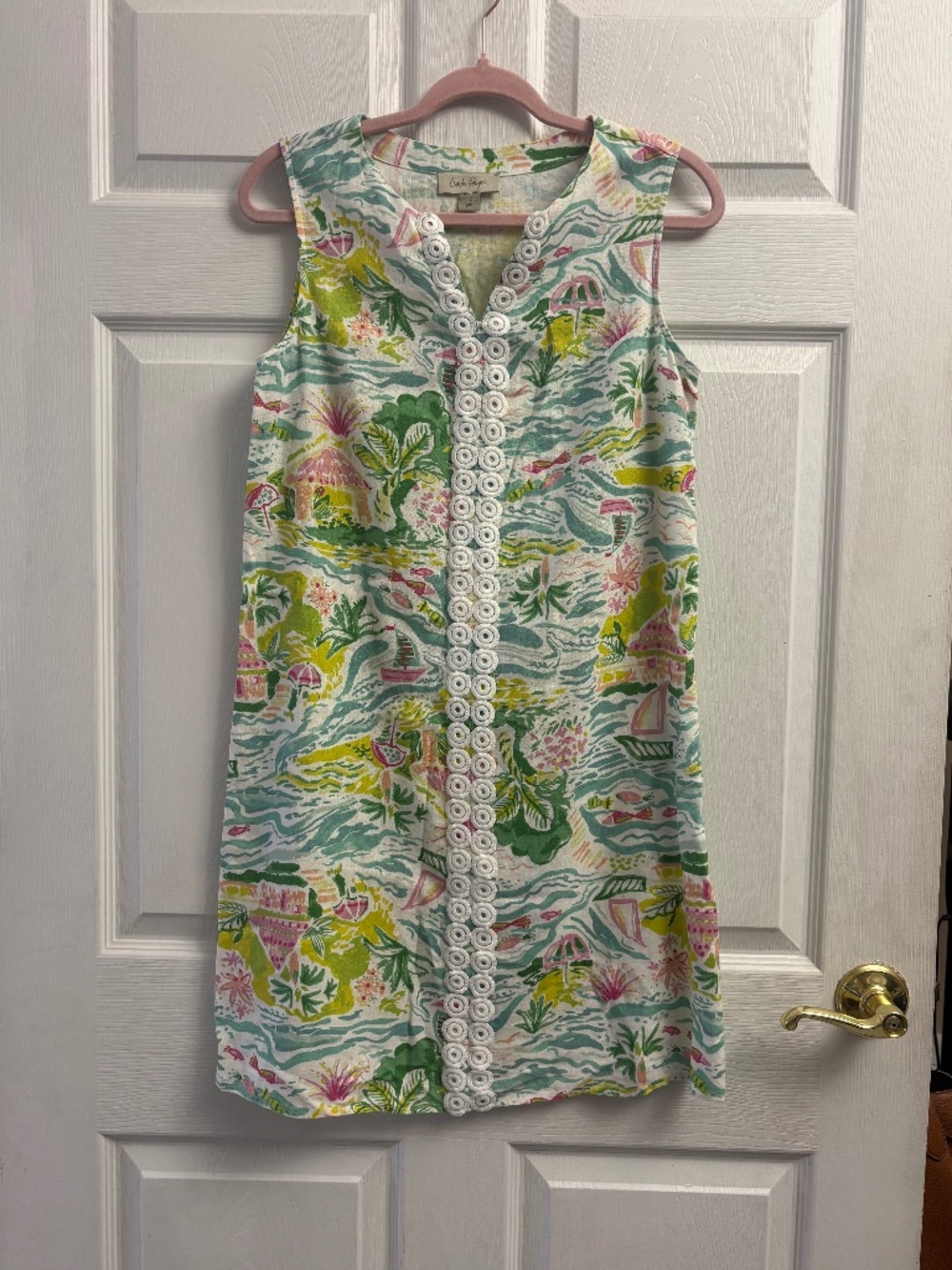 Charlie Paige Women's Coastal Printed Mini Dress